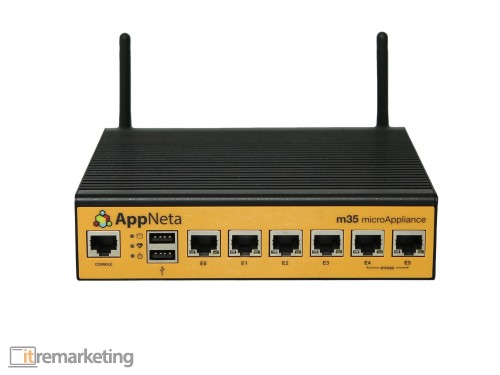 Przejdź do produktu Firewall AppNeta Micro Appliance M35 FW-7525D-AP1 6x 1Gb Zarządzalny