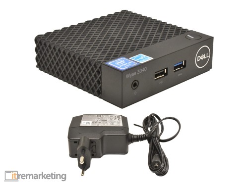Przejdź do produktu Terminal Dell Wyse 3040 Atom x5-Z8350 1.44GHz 2GB PC3 8GB SSD Zasilacz