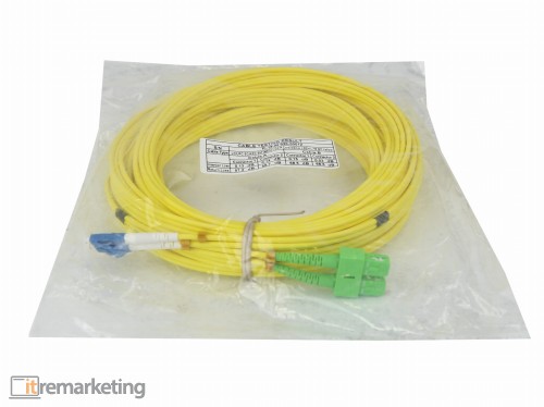 Przejdź do produktu Kabel Patchcord Fiber Optic LC/UPC SC/APC SM G657a1 DX 3.0mm LSZH 15m Nowy