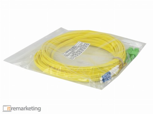 Przejdź do produktu Kabel Patchcord Fiber Optic LC/UPC SC/APC SM G657a1 DX 3.0mm LSZH 10m Nowy