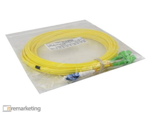 Przejdź do produktu Kabel Patchcord Fiber Optic LC/UPC SC/APC SM G657a1 DX 3.0mm LSZH 7.5m Nowy