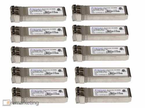 Przejdź do produktu 10x Finisar GBIC FTLF8528P3BCV-QL 8GB SFP+ 850nm 150m FC Transceiver