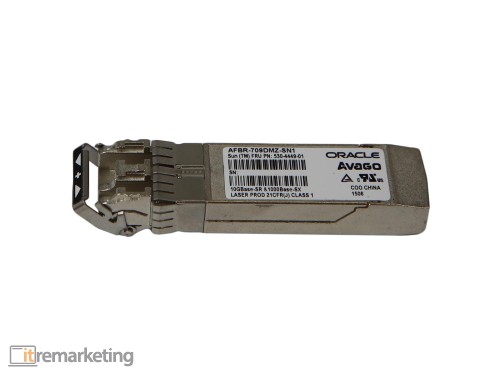 Przejdź do produktu AVAGO AFBR-709DMZ-SN1 10GBASE SR 850nm FC SFP+ Transceiver 530-4449-01