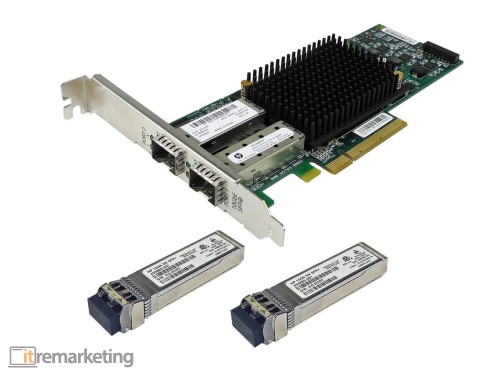 Przejdź do produktu Karta Sieciowa HP NC552SFP 614506-001 455885-001 FC 2x SFP+ 10Gb PCIe FP