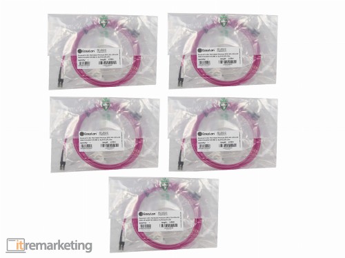 Przejdź do produktu 5x Kabel EasyLan LSD42200025 DPX LCD-LCD IVHH-18 2xG50/125 OM4 ev 2.5m Nowy