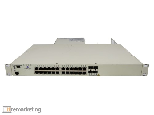 Przejdź do produktu Switch Alcatel-Lucent 6850-P24 24x PoE 1Gb 4x Combo SFP 1Gb 1x PS 360W Zarządzalny Uszy