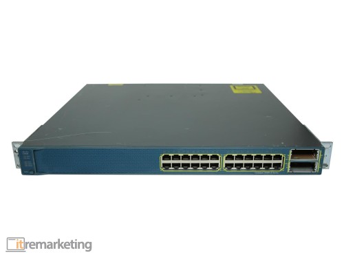 Przejdź do produktu Switch Cisco WS-C3560E-24TD-E 24x 1Gb 2x X2 10Gb Zarządzalny Uszy