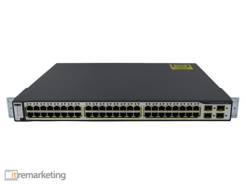 Przejdź do produktu Cisco Switch WS-C3750G-48TS-E 48x 1Gb 4x SFP 1Gb Zarządzalny Uszy