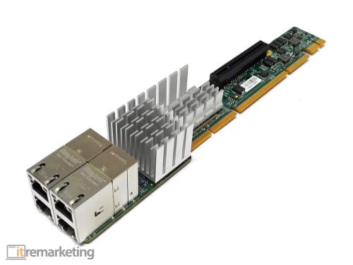 Przejdź do produktu Karta Riser Supermicro AOC-UR-i4XT 4x 10GbE PCI-Express x8 3.0 Do X10DRU-i+